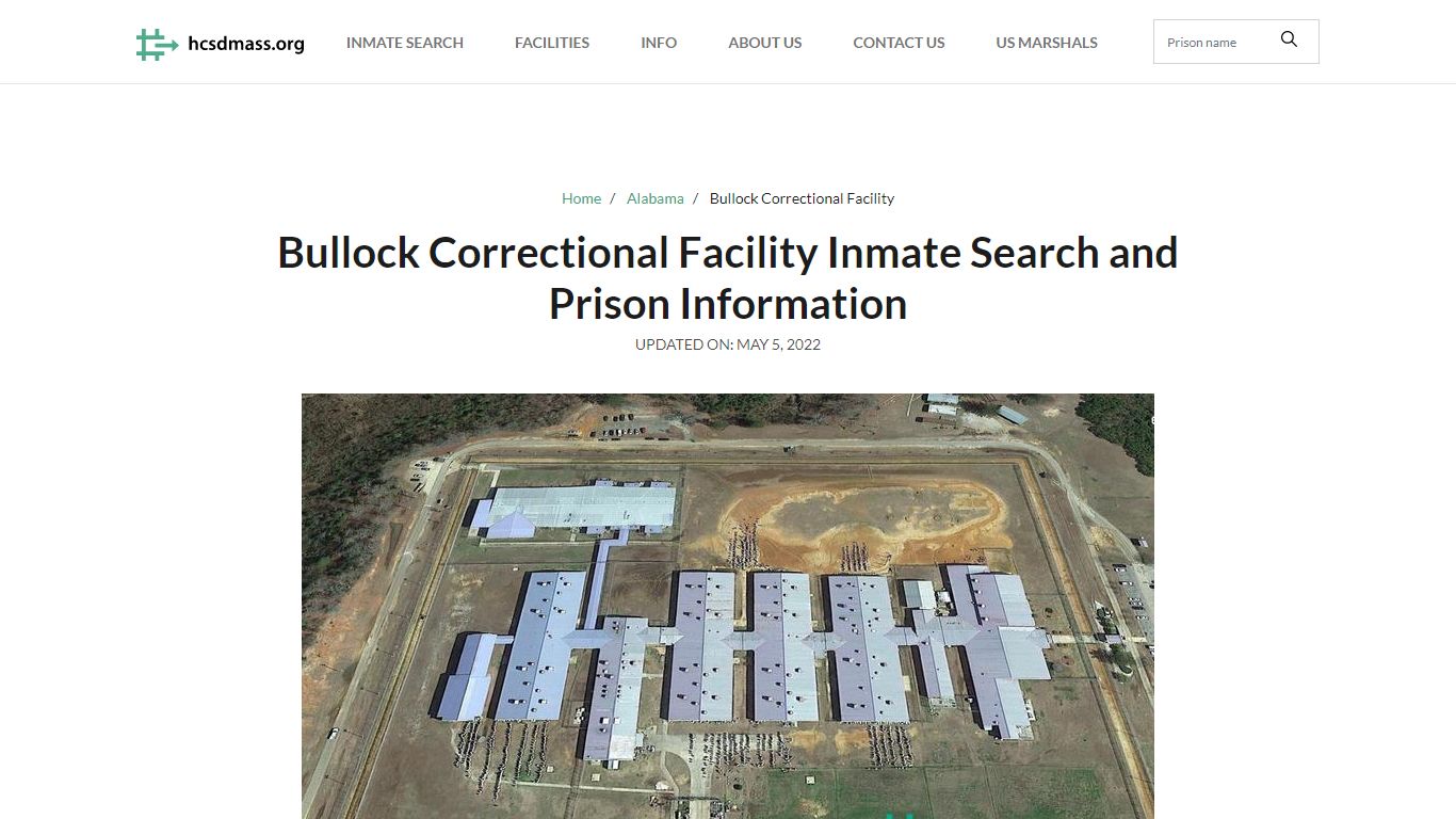 Bullock Correctional Facility Inmate Search, Visitation ...